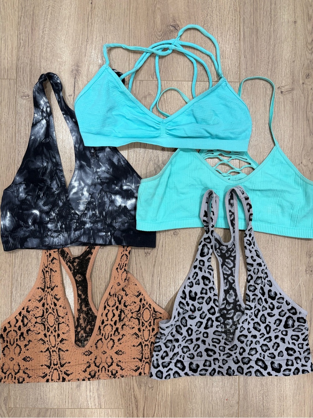 Free people bralettes
